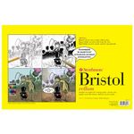 Strathmore 300 Series Vellum Bristol Pad | Acid Free Paper | Created Specially for Comic, Cartoon & Graphic Novel Industry | 270 GSM, 24 Sheets, 24.9 x 43.2 cm