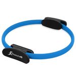 ProSource Pilates Resistance Power Dual Gripped Fitness Ring, Blue, 14-Inch