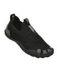 Impakto Barefoot for Wide feet Shoes for Men | Lightweight Running & Training Shoes with Soft Sole & Superior Grip | Running, Jogging Regular Gym Shoes for Women| Black