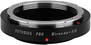 Fotodiox Pro Lens Mount Adapter, for Miranda Lens to Nikon F-Mount DSLR Cameras