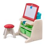 Step2 Flip and Doodle Easel Desk with Stool