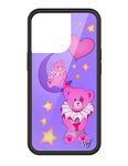 Wildflower Cases - Circus Bears Case, Compatible with Apple iPhone 13 Pro | Purple, Trendy, Pink, Bears, Circus. Cute - Protective Black Bumper, 4ft Drop Test Certified, Women Owned Small Business