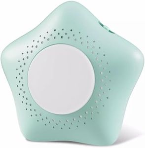 Baby Sound Machine with 9 Soothing Sounds & 7 Nightlights, Travel & Nursery Portable Sleep Soother, Cry Activated Sensor, Volume Control