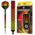 Winmau Firestorm Flame 26 Gram Professional Tungsten Darts Set with Flights and Stems (Shafts)