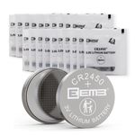 EEMB 20 PACK 2450 CR2450 Coin Button Cell 3V 3 Volt Lithium Batteries Battery Child Resistance Safety Package