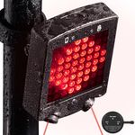 Zacro Bike Tail Light with Turn Signals, Laser Drive LED Bike Rear Light with Remote Control, Bicycle Blinker USB Rechargeable, Waterproof Safety Taillight for Night Cycling [Upgrade 8 Flashing Modes]