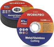 WORKPRO Cut Off Wheels 20-Pack, 115mm Metal and Stainless Steel Cutting Wheel, 1.2mm Thin Metal Cutting Discs for Angle Grinder