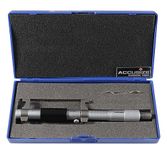 Accusize Industrial Tools 4-5'' by 0.001'' Inside Micrometer in Fitted Case, Satin Chrome Finished, Eg00-3225