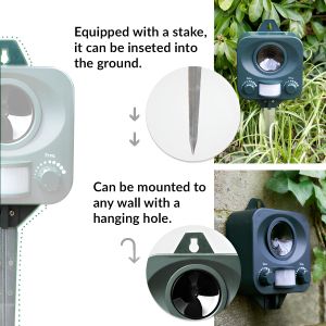 Pestbye Motion Sensor Cat Repellent Set – Outdoor Animal Deterrent