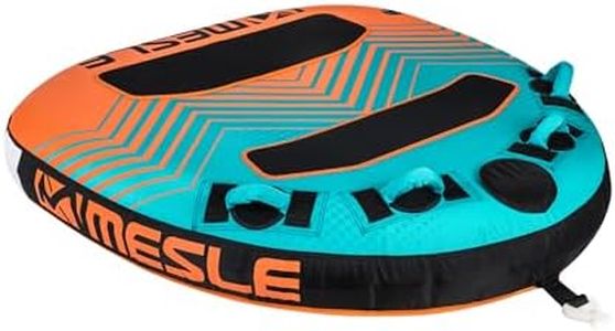 Mesle Bouée Tractée Vapor 2 Personnes, Gonflable Bouée Bateau & Jet Ski Nautique, Bouée Tractable Nautique pour Enfants & Adultes