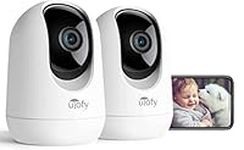 ULOFY 2K/3MP 360° Pet Camera with Phone App, 2.4G WiFi Only, Indoor Security Camera for Baby/Dog, Pan/Tilt Video Baby Monitor with Super IR Night Vision, Motion Detection, 2-Way Audio, Work with Alexa