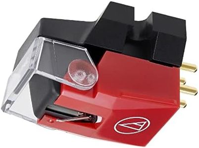 Audio Technica VM540ML Dual Moving Magnet Phono Cartridge with MicroLine Stylus (Black/Red)