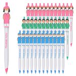 Sikao Cute Nurse Pens, Thank You Gifts Nursing Pens, CNA Nurse Week Gifts Bulk, NICU Doctor Nurse Appreciation Gifts for Medical Assistants Hospital Staff, Nurse Day Gifts (Mixed 36 Pack)