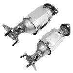 AutoShack Front Catalytic Converters Pair 2 Direct Fit Replacement for Suzuki Equator Nissan NV2500 NV1500 NV3500 2005-2009 Pathfinder 2005-2015 Xterra 2005-2019 Frontier (EPA Compliant) EMCC26470PR