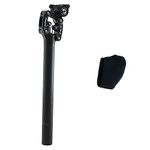 SR SUNTOUR SP12 NCX Suspension Seat Post with Protective Cover 31.6X350mm ,Black, VK1919