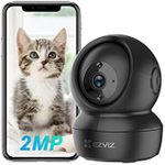 EZVIZ Home Security Camera Indoor, Alexa/Google/App Control, 1080P, 360° Pan Tilt, Auto Tracking, Baby Monitor, Motion Detection, 10M Smart IR Night Vision, Two Way Audio, Alarm, Privacy Mode (CS-C6N)