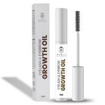 Rawls Eyelash & Eyebrow Growth Oil for Thicker & Fuller Eyebrows & Eyelashes Enriched with Almond Oil, Castor Oil, and Vitamin E | Sulphate & Paraben Free - 5 ml