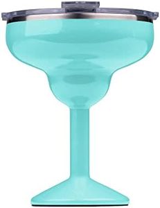 ORCA Rita | Temperature Insulated, Stainless Steel Margarita Glass, Lidded Tumbler for Cocktails, Wine & Cold Drinks — Seafoam