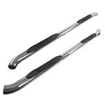 Spec-D Tuning SSB3-F15015SCS2-WB Ford F150 Super Cab 3" Stainless Steel Side Step Nerf Bar Running Boards