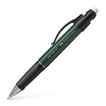 Faber-Castell Miscellaneous Grip Plus Mechanical Pencil, Green Metallic, 0.7mm, For Art, Craft, Drawing, Sketching, Home, School, University, Colouring