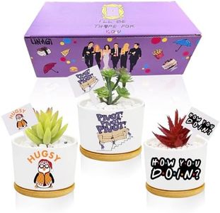 Funny TV Show Planter Pots,FriendsTV Show Merchandis Gifts for Women Men Mom Friend Fans,Housewarming Gift,Wedding Gifts,Festival Birthday Gifts Planter Pots,Outdoors,Indoors,Window Garden Home Decor