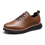 Bruno Marc Men's Fashion Dress Sneakers Oxfords Classic Casual Shoes 2.0, Brown, 9.5