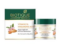 Biotique Advanced Organics Vitamin E & Hyaluronic Acid Super Light Gel Oil-Free Moisturiser 50Gm