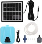 AP003 Solar Powered Air Pump (AC/DC) Dual-Use Solar Pond Aerator Oxygenator Pump for Aquariums