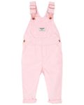 OshKosh B'Gosh Baby Girls' World's Best Dress Overalls, Pink, 3 Months