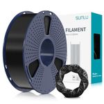 SUNLU PLA PLUS 3D Printer Filament, 1.75mm PLA+ 3D Filament for FDM 3D Printer & 3D Pens, Neatly Wound Filament, Strong and Toughness, Dimensional Accuracy +/- 0.02 mm, 1KG Spool(2.2 LBS), Black