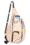 KAVU Mini Polar Rope Sling Crossbody Fleece Polyester Bag, Snow Garden, One Size