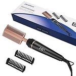 Hot Comb Electric, for Wigs, Afro Hair & Beard,Heat Pressing Comb,Hot Comb Straightener,Double Comb Head Modle,80-230℃ Adjustable Temperature, LCD Display with Anti-Scald Hood and Gloves