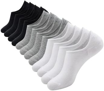 ShiChextasy No Show Socks Womens:Non-slip low ankle-invisible lining sock for casual and dressy wear-soft breathable 6 Pairs