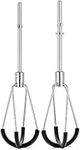 KitchenAid 5KHMFEB2 Flex Edge Beaters for Hand Mixers, 18/8 Stainless Steel, Black