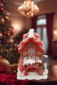 Wizardi Christmas Gingerbread House. Festive Decoration F07-N2-20-HA020A