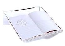 Clear Acrylic Ergonomic Writing Slope, Extra Wide For Better Writing Posture, 20 Degree Angle, Anti Slip with Pen Holder - Educational & SEN Resource - by Playlearn