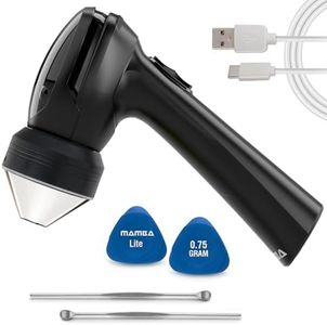 Mamba Lite 0.75g Black All-Plastic Head USB Electric Herb Grinder. Small Portable Herbal Machine & Spice Mill for the Kitchen