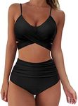 SUUKSESS Women High Waisted Bikini 