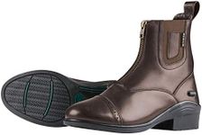 Dublin Evolution Zip Front Paddock Boots, Brown, Ladies 7.5