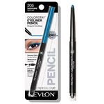 Revlon ColorStay Pencil Eyeliner with Built-in Sharpener, Waterproof, Smudgeproof, Longwearing Eye Makeup with Ultra-Fine Tip, 205 Sapphire, 0.01 oz