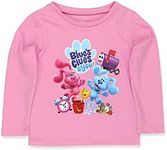 Blue's Clues & You Toddler Long Sleeve T-Shirt Tee (2T, Pink)