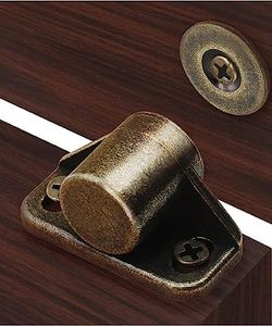 Sunivaca Magnetic Door Catch, Neodymium Magnets for Cabinet Doors - Bronze (2 Pack)