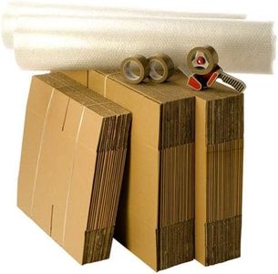 CCT COMMERCIALE COORDINAMENTO TRASLOCATORI KIT SCATOLE TRASLOCO APPARTAMENTO 110/120 MQ : 47 SCATOLE + 3 SCATOLE PORTA ABITI + ACCESSORI…