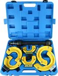 Hetkrishi Macpherson Strut Spring Compressor Kit Interchangeable Fork Coil Extractor Tool Set