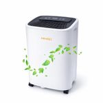 HINISO 10L Smart Compressor Dehumidifier for Home & Basement up to 2000 Sq.ft with WiFi Remote App Control, Auto Defrost, Overflow Protection, Timer & 2.5L Tank