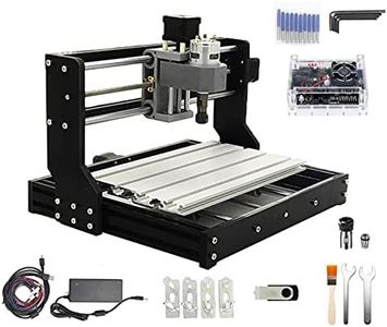 CNCTOPBAOS CNC 3018-PRO Wood Router Kit 3 Axis USB DIY Mini Engraver Milling Engraving Machine Cutter Plastic Acrylic PCB PVC Carving GRBL Control 300x180x45mm