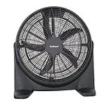 Cooltone Large 20" Box Fan, Black