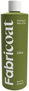 Fabricoat - Fabric Paint for Furniture - 17oz / 500ml Olive - Restore or Change the Color of Couches, Chairs, Upholstery, Soft Furnishings, Car Interiors, Clothing, & Footwear