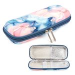 YOUSHARES Medicine Travel Cooler Case - Insulin Pen Case Diabetes Bags Insulin Cooler Travel Case for Diabetic Organize Supplies Medicine Cool Bag for Insulin Needles (Quicksand Pink)