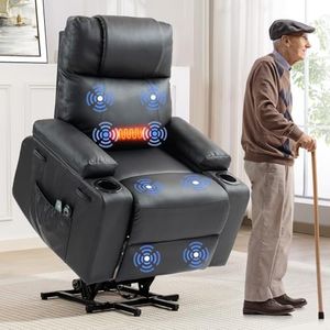 Power Lift Recliner Chair Elderly Massage Heat